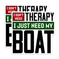 (2 Pack) Boat Lover Magnets - Funny Boating Humor - Lake Life Saying for Boat Owner - 5 Inches On Longest Side - Thick Durable Magnet - Made in USA - MAG38314