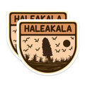 (2 Pack) Haleakala National Park Magnets - Maui Hawaii Travel Souvenir - Silversword Landscape Art Collectible - 5 Inches On Longest Side - Thick Durable Magnet - Made in USA - MAG19260
