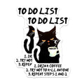 (2 Pack) to Do List Magnets - Office Humor - Work Desk Decor - 5" On Longest Side - for Cars, Fridges, Toolboxes - Made in USA - MAG7829