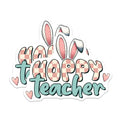 (2 Pack) Hoppy Teacher Magnets - 5" On Longest Side - for Cars, Fridges, Toolboxes - Made in USA - MAG8148