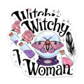 (2 Pack) Witchy Woman Magnets - Mystical Decor - Crystal Ball - Witches Accessories - Butterfly Magic - Sorcery Magnets - 5" On Longest Side - for Cars, Fridges, Toolboxes - Made in USA - MAG6596