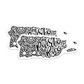(2 Pack) Puerto Rico Magnets - Island Pride Souvenir - Home Decor Magnets - 5" On Longest Side - Premium Magnet - for Cars, Refrigerators, Toolboxes, Lockers - Made in USA - MAG17182