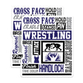 (2 Pack) Wrestling Stickers - Wrestling Motivational Decals - Wrestling Training Quotes - 5" On Longest Side - Sticks to Smooth Flat Surfaces - Made in USA - BMCS5286