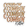 (2 Pack) Cowboy Killer Magnets - Western Theme Magnets - Country Decor Magnets - 5" On Longest Side - for Cars, Refrigerators, Toolboxes, Lockers - Made in USA BMCS3156