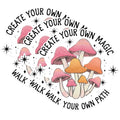 (3 Pack) Mushroom Decals - Laptop Decal - Witchy Decal - 3 Inches On Longest Side - Easy Peel & Apply - Made in USA - 3MCS1675