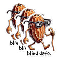 (3 Pack) Blind Date Decals - Funny Fruit - Punny Stickers - 3 Inches On Longest Side - Easy Peel & Apply - Made in USA - 3MCS6346