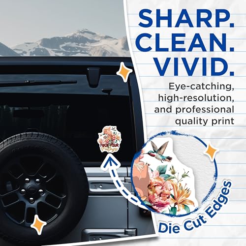 (2 Pack) Funny Offensive Stickers - 5" On Longest Side - Sticks to Smooth Flat Surfaces - Made in USA - BMCS9032 - BMCS9032
