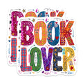 (2 Pack) Book Lover Magnets - Reader Literary Decor - Bibliophile Art Fridge Accent - Teacher Appreciation Present - 5 Inches On Longest Side - Thick Durable Magnet - Made in USA - MAG36015