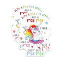 (2 Pack) Unicorn Magnets - 5" On Longest Side - for Cars, Fridges, Toolboxes - Made in USA - MAG7799