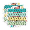 (2 Pack) Mama Magnets Magnets - Cute Mama Designs - Colorful Mama Illustration - 5" On Longest Side - Made in USA - Sticks to Refrigerators & Metal Surfaces - MAG8960
