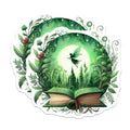 (2 Pack) Fairycore Book Magnets - Fantasy Forest Scene - Whimsical Castle Art - 5 Inches On Longest Side - Thick Durable Magnet - Made in USA - MAG39059