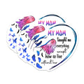 (2 Pack) Loss of Mom Memorial Magnets - Mother Remembrance - Angel Mom Missing You - Sympathy Keepsake - Bereavement Support Decor - 5" - Thick Durable Magnet - Made in USA - MAG39043