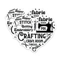 (2 Pack) Crafting Magnets - Sewing Room Decor - Quilting Hobbyist Item for Crafters - 5 Inches On Longest Side - Thick Durable Magnet - Made in USA - MAG38847