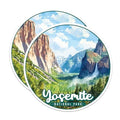 (2 Pack) Yosemite National Park Bumper Magnet - US National Park - Choose from 63 Parks - 5" On Longest Side - Decal for Car Bumper, Laptop, Water Bottle, Wall, and Window - MAG1607
