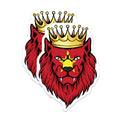 (2 Pack) Vietnam Lion Magnets - Vietnamese Flag King Lion Head - Majestic Patriotic Emblem - National Pride Display - 5 Inches On Longest Side - Thick Durable Magnet - Made in USA - MAG19096