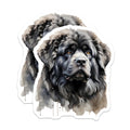 (2 Pack) Newfoundland Dog Magnets - Pet Breed Decor - Dog Lover Refrigerator Magnets - 5" On Longest Side - Premium Magnet - for Cars, Refrigerators, Toolboxes, Lockers - Made in USA - MAG14473