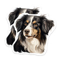 (2 Pack) Australian Shepherd Magnets - Aussie Dog Lover Decor - Pet Owner Home Fridge Magnet - Dog Mom Dad Present - 5 Inches On Longest Side - Thick Durable Magnet - Made in USA - MAG36157