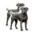 (2 Pack) Cane Corso Magnets - Powerful Dog Breed - Pet Lover Accessory - 5 Inches On Longest Side - Thick Durable Magnet - Made in USA - MAG27885