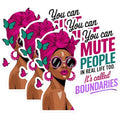 (3 Pack) Mute People Decals - Boundaries Art - Laptop Decals - 3 Inches On Longest Side - Easy Peel & Apply - Made in USA - 3MCS1652