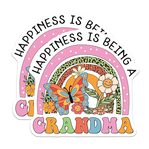 (2 Pack) Butterfly Flower Fun Magnet - 5" On Longest Side - Sticks to Smooth Flat Surfaces - Made in USA - MAG10189