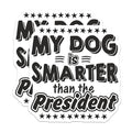 (2 Pack) Dog Owner Funny Quote Stickers - Humorous Dog Lover Decals - 5" On Longest Side - Sticks to Smooth Flat Surfaces - Made in USA - BMCS9009 - BMCS9009