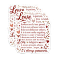 (2 Pack) Love is Patient Magnets - 1 Corinthians 13 Scripture - Inspirational Bible Verse - Faith Home Decor - 5 Inches On Longest Side - Thick Durable Magnet - Made in USA - MAG19958