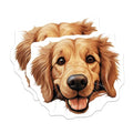(2 Pack) Cute Animal Lover Decor Magnet - Pet Lovers Collection - 5" On Longest Side - Sticks to Smooth Flat Surfaces - Made in USA - MAG10182