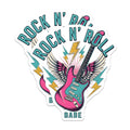 (2 Pack) Rock and Roll Magnets - Electric Guitar Art - Music Lover Refrigerator Magnets - 5" On Longest Side - Premium Magnet - for Cars, Refrigerators, Toolboxes, Lockers - Made in USA - MAG18796