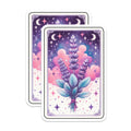 (2 Pack) Lavender Bouquet Magnets - Celestial Dream Decor - Witchy Aesthetic Fridge Art - 5 Inches On Longest Side - Thick Durable Magnet - Made in USA - MAG20751