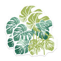 (2 Pack) Monstera Leaf Magnets - Tropical Decor - Botanical Fridge Magnets - 5" On Longest Side - Premium Magnet - for Cars, Refrigerators, Toolboxes, Lockers - Made in USA - MAG18584