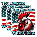 (3 Pack) Chicken Whisperer Decals - Rooster Lover - Funny Farm Animal Decal - 3 Inches On Longest Side - Easy Peel & Apply - Made in USA - 3MCS0967