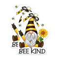 (2 Pack) Bee Kind Gnomes Magnets - Positive Affirmation - Sunflower Decorative - 5" On Longest Side - Premium Magnet - for Cars, Refrigerators, Toolboxes, Lockers - Made in USA - MAG14074