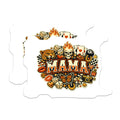(2 Pack) Mama Magnets - Leopard Skull Dice Design - Biker Mom Fridge Decor - 5 Inches On Longest Side - Thick Durable Magnet - Made in USA - MAG21285