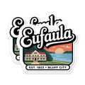 (2 Pack) Eufaula Magnets - Bluff City - Eufaula Alabama Home Decor - 5" On Longest Side - Premium Magnet - for Cars, Refrigerators, Toolboxes, Lockers - Made in USA - MAG17442