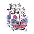 (2 Pack) Romantasy Book Lover Magnets - Lost in Pages Fantasy Decor - Bookworm Reader Accessory - Enchanted Floral Sword Item - 5 Inches On Longest Side - Thick Durable Magnet - Made in USA - MAG39667