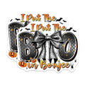 (2 Pack) Boujee Halloween Magnets - Spooky Season Decor - Funny Sarcastic Art - 5 Inches On Longest Side - Thick Durable Magnet - Made in USA - MAG28535