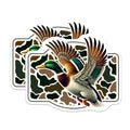 (2 Pack) Duck Hunting Magnets Magnets - Wildlife Art - Nature Lover Decor - 5" On Longest Side - Made in USA - Sticks to Refrigerators & Metal Surfaces - MAG8717