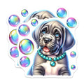 (2 Pack) Dog Lover Decor Magnet - 5" On Longest Side - Sticks to Smooth Flat Surfaces - Made in USA - MAG9626