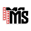 (2 Pack) IMS Initial Magnets - Monogram Letters- Heart Pattern - Black and Red Magnets - 5" On Longest Side - Premium Magnet - for Cars, Refrigerators, Toolboxes, Lockers - Made in USA - MAG18601