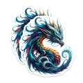 (2 Pack) Colorful Dragon Magnets - Fantasy Art Decor - Mythical Creature Gifts - 5 Inches On Longest Side - Thick Durable Magnet - Made in USA - MAG37652