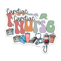 (2 Pack) Cardiac Nurse Magnets - Nurse Appreciation - Stethoscope Blood Bag - Healthcare Worker Essentials - 5 Inches On Longest Side - Thick Durable Magnet - Made in USA - MAG22273