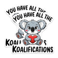 (2 Pack) Koala Magnets - Cute Animal Magnets - Fun Positivity Magnets - Inspirational Koala - Cute Magnet - 5" On Longest Side - for Cars, Fridges, Toolboxes - Made in USA - MAG3763