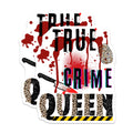 (2 Pack) True Crime Queen Magnets - Macabre Mystery Lover - Forensic Fan Collectibles - Detective Decor - 5 Inches On Longest Side - Thick Durable Magnet - Made in USA - MAG20663