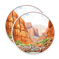 (2 Pack) Grand Canyon National Park Bumper Magnet - US National Park - Choose from 63 Parks - 5" On Longest Side - Decal for Car Bumper, Laptop, Water Bottle, Wall, and Window - MAG1617