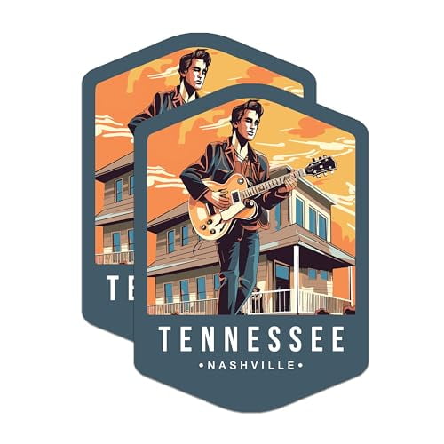(2 Pack) Tennessee State and Capitol Magnets - TN State Magnet - Choose from 50 States - 5" On Longest Side - Premium Magnet - for Cars, Refrigerators, Toolboxes, Lockers - Made in USA - MAG1498