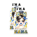(3 Pack) Down Syndrome Awareness Decals - Awareness Mama Decal - Advocate Support Decals - 3 Inches On Longest Side - Easy Peel & Apply - Made in USA - 3MCS6960