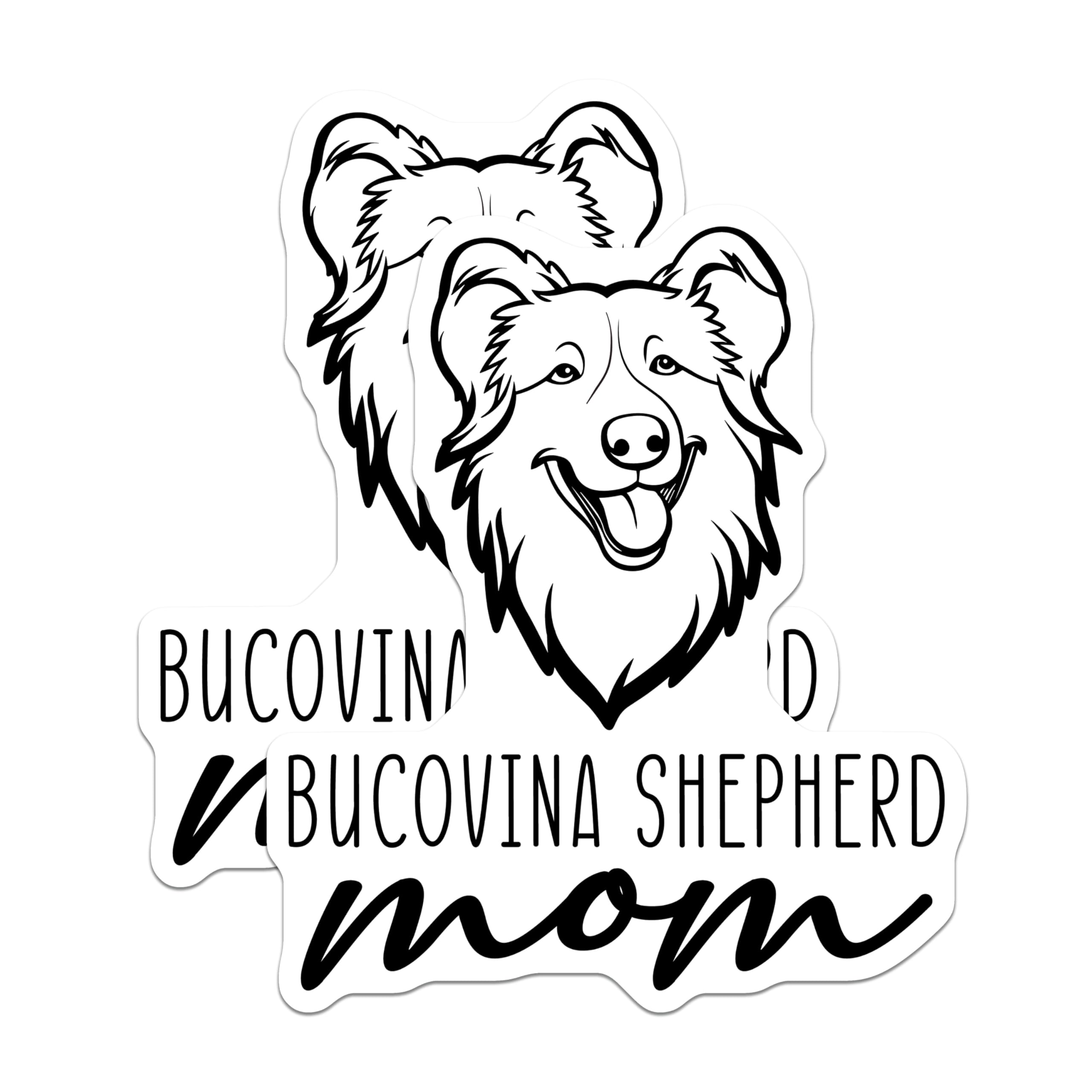 (2 Pack) Bucovina Shepherd Mom Magnets - Dog Breed Lover - Pet Parent Refrigerator - 5 Inches On Longest Side - Thick Durable Magnet - Made in USA - MAG27046