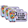 (3 Pack) Mixed Emotions Decals - It's Okay to Feel - Emoticon Blender Sticker - 3 Inches On Longest Side - Easy Peel & Apply - Made in USA - 3MCS2031
