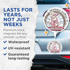 (2 Pack) Coffee in The Morning Magnets - Evening Coffee Time - Cute Owl Design - 5" On Longest Side - for Cars, Fridges, Toolboxes - Made in USA - MAG4369