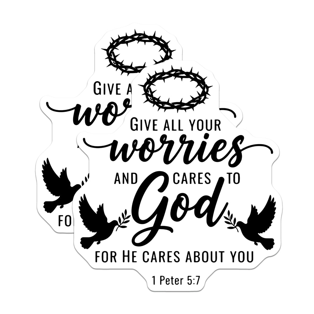 (2 Pack) Christian Quote Magnets - Inspirational Magnets - Scripture Verse Fridge Decor - 5" On Longest Side - Premium Magnet - for Cars, Refrigerators, Toolboxes, Lockers - Made in USA - MAG14037